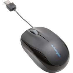 Kensington Pro Fit Retractable Ενσύρματο Mini Ποντίκι Black