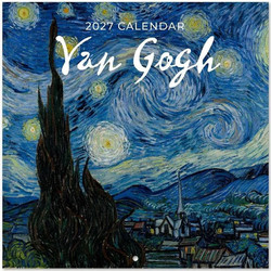 Van Gogh - 2026/2027 16μηνο Ημερολόγιο Τοίχου (30x30cm)