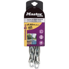 Master Lock 8012EURD - Ατσάλινη αλυσίδα με κάλυμμα βινυλίου 1,50m Φ6mm