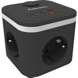Fellowes PowerCube 3 Θέσεων με 1 USB-A, 2 USB-C και Διακόπτη 100137167