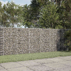vidaXL Γκαμπιόν με σύρμα 5 mm και πλέγμα 5x2,5cm 250x30x100 εκ