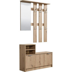 ΣΤΑΝΤ ΓΙΑ ΧΩΛ RAVENNA ARTISAN OAK ΧΡΩΜΑ 100x29x192εκ