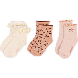Little Dutch CL2609-901 Little Dutch Σετ 3 ζευγάρια κάλτσες Safari Friends Girl Multi
