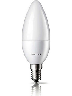 ΛΑΜΠΑ LED ΚΕΡΙ 5W 470lm E14 4000K 230V PHILIPS