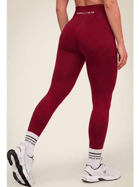 Gorilla Wear Florence Seamless Contour Γυναικείο Κολάν Κόκκινο