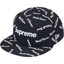 Supreme Ανδρικό Καπέλο Jockey Υφασμάτινο Navy Μπλε FW26H18