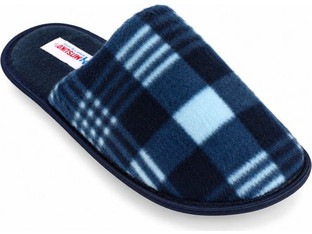 Mitsuko Χειμερινές Ανδρικές Παντόφλες Μπλε WS03700M-BLU
