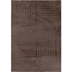 Σετ Κρεβατοκάμαρας 3 Τεμ. 2(67x150)+1(67x230) Tzikas carpets Luna 00072-995 Μαυρο Ασημι