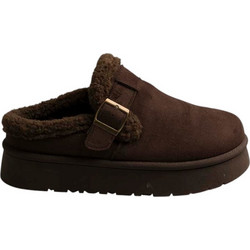 Γυναικείες Παντόφλες Plato OX-2605 Brown Καφέ