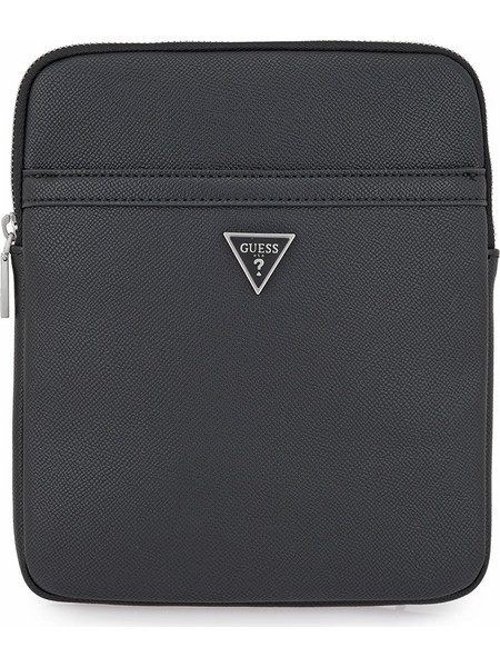 Guess Milano Ανδρική Τσάντα Crossbody Μαύρη HMMISLP6423-BLA