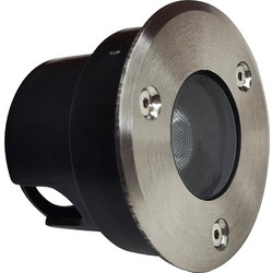 Adeleq Σποτ Ενδοδαπέδιο Αλουμινίου Με Inox Κάλυμμα 1W 3000K IP67 4-90422601