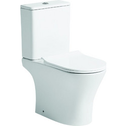 Λεκανη Wc Πληρες Σετ Gersa Blanc Rimless Πισω Σιφωνι(027352)