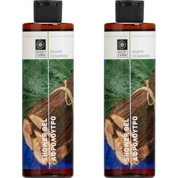 Bodyfarm Set Cedarwood Αφρόλουτρο 2x250ml