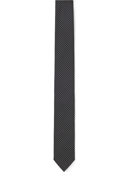 Hugo ανδρική γραβάτα με dot print - 50572379 Μαύρο