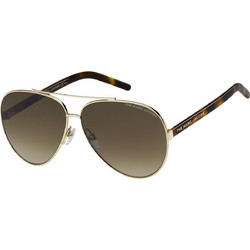 Marc Jacobs MARC522/S 06J/HA Γυναικεία Γυαλιά Ηλίου Aviator Μεταλλικά Χρυσά με Καφέ Polarized Φακό