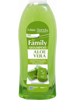 Miss Sandy Family Aloe Vera Σαμπουάν για Επανόρθωση 1000ml