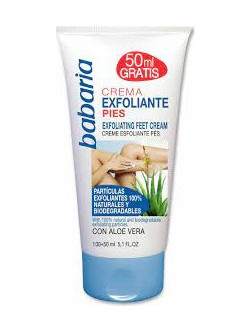 Babaria Aloe Vera Exfoliating Cream Peeling Ποδιών 150ml