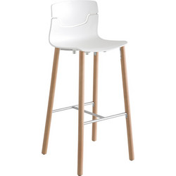 Gaber Slot 78 BL Ιταλικό σκαμπό με πόδια μασίφ οξια 45Χ45Χ78cm(η τιμή αφορά 2 τμχ)