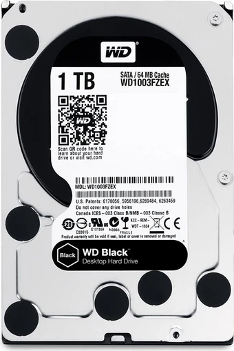 Western Digital Caviar Black 1TB HDD Σκληρός Δίσκος Sata