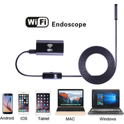 Cable IOS Android Wifi Αδιάβροχο Ενδοσόπιο 8mm Lens 6 LED Camera 2M (OEM)