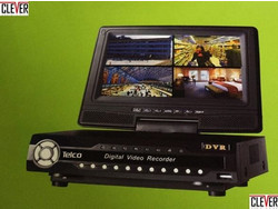 Καταγραφικό Dvr με οθόνη 10" δικτυακό 8 καμερών