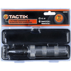 Tactix Κατσαβίδι Χτυπητό 207201 με 4 Μύτες