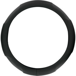 Κάλυμμα τιμονιού τεχνόδερμα μαύρο Kuro 37-39cm