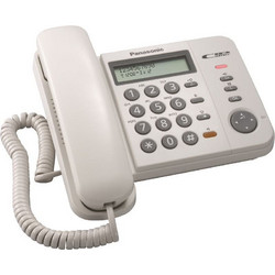 Panasonic KX-TS580EX1 Ενσύρματο Τηλέφωνο με Ανοιχτή Ακρόαση Λευκό