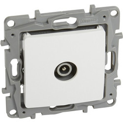 LEGRAND NILOE 764555 Πρίζα TV τερματική 1 εξόδου - Λευκή