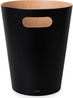 Κάδος Καλάθι Απορριμάτων Umbra Woodrow Black 082780-045 - Umbra