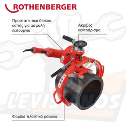 ROTHENBERGER ROCUT UKS 160/355 ΗΛΕΚΤΡΙΚΟΣ ΚΟΦΤΗΣ ΣΩΛΗΝΩΝ ΓΙΑ O160-355mm