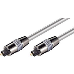 Optical Cable Metallic Male To Male 3m Οπτική Ίνα Μεταλλικά Βύσματα CAB-O007