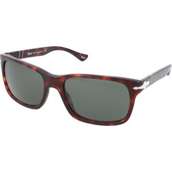 Persol PO3048S 24/31 Ανδρικά Γυαλιά Ηλίου Ορθογώνια Κοκάλινα Ταρταρούγα με Πράσινο Polarized Φακό