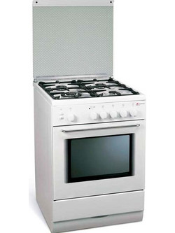 General Gas 640GG White Κουζίνα Αερίου 56lt με Εστίες Αερίου 60cm
