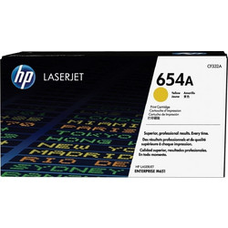 HP 654A Yellow Toner CF332A