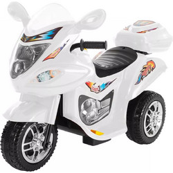 MG Toys Mini Ηλεκτροκίνητο Παιδικό Μηχανάκι 6V Άσπρο