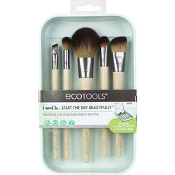 EcoTools Start The Day Beautifully Σετ Πινέλα Μακιγιάζ 5τμχ
