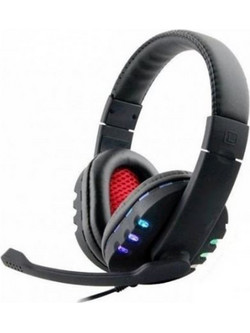 Andowl S-359 Gaming Headset Over Ear Black Red