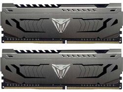 Patriot Viper Steel 16GB (2X8GB) DDR4 RAM 3600MHz Grey