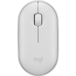 Logitech M350 Pebble Ασύρματο Bluetooth Ποντίκι White