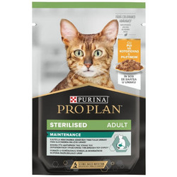 Purina Pro Plan Adult Sterilised Maintenance with Chicken in Gravy 85gr