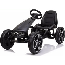 Byox Mercedes-Benz Eva Ποδοκίνητο Παιδικό Go Kart Μονοθέσιο με Πετάλια Μαύρο