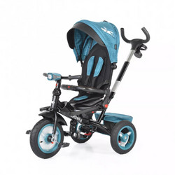 Byox Jockey Τρίκυκλο Ποδήλατο με Σκίαστρο Χειρολαβή & Air Wheels για 10+ Μηνών Τιρκουάζ