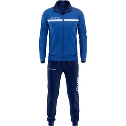 Givova Tuta One Ανδρικό Σετ Φόρμας με Λάστιχο Navy Μπλε Royal Blue TT012-0204