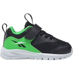 Reebok Rush Runner Παιδικά Αθλητικά Παπούτσια για Τρέξιμο Μαύρα Πράσινα GW0009