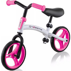 Globber Go Bike Παιδικό Ποδήλατο Ισορροπίας Λευκό Φούξια