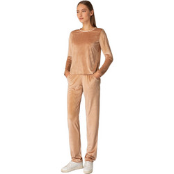 Milena By Paris Πιτζάμα Χειμωνιάτικη 9145 Gold