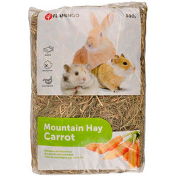 Flamingo Mountain Hay with Carrot 500gr