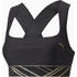 Puma Mid Impact Deco Glam Training Αθλητικό Μπουστάκι με Μέτρια Στήριξη Μαύρο 522253-01