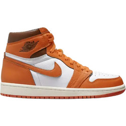 Jordan Air 1 Mid Retro OG Γυναικεία Sneakers Μποτάκια Λευκά Πορτοκαλί DO9369-101
